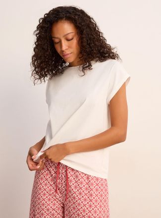 Miiyu Womens Soothing tone cap-sleeve T-shirt