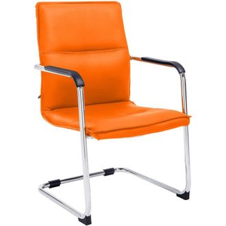 Clp Silla Seattle en Estilo Cantiléver Naranja