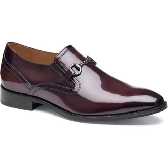Johnston & Murphy Richland Bit Loafer in Burgundy Brush-Off Leather at Nordstrom Rack, Size 10.5