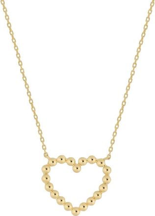 Bony Levy 14K Gold Heart Pendant Necklace in 14Ky at Nordstrom Rack, Size 18