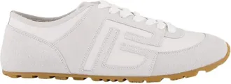 Balmain Racer 45 Leather Trainers - male - Balmain - Sneakers - White - 5 UK - Shoes