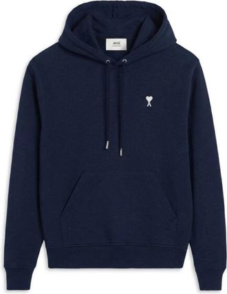 Ami Ami de Coeur Hoodie - Heren - Hoodies - Blauw - 2XL - Katoen - Hoodies & sweatvesten