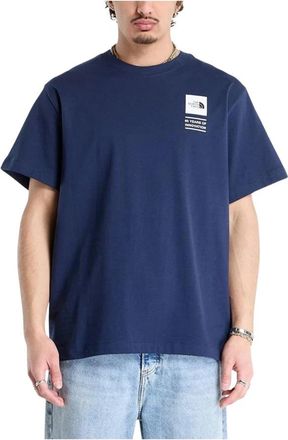 The North Face 60 Jaar Innovatie T-shirt - Heren - Outdoor shirts - Blauw - XS - Katoen - Fitness