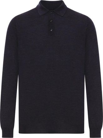 Zanone Klassiek Poloshirt in Marineblauw - Heren - Polos - Zwart - S - Tops