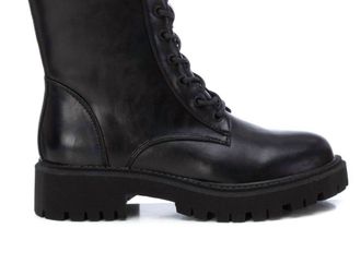 Xti Womens Combat Booties In Black