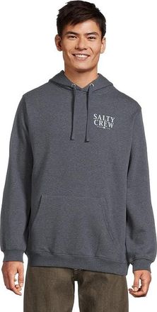 Salty Crew Yellowfin Fleece Mens Sweatshirt Navy/Heather : 2XL, Cotton/Fleece/Polyester