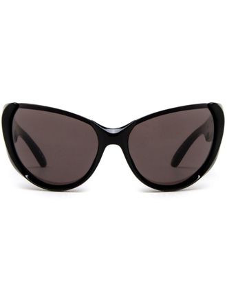 Balenciaga Xpander butterfly-frame sunglasses - unisex - Acetate - 65 - Black