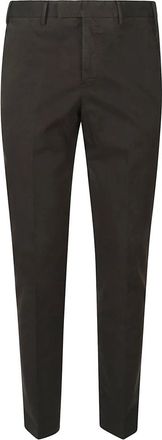 Pantaloni Torino Master Flat Front Pant - Heren - Slim Fit Broeken - Bruin - L - Katoen - Broeken