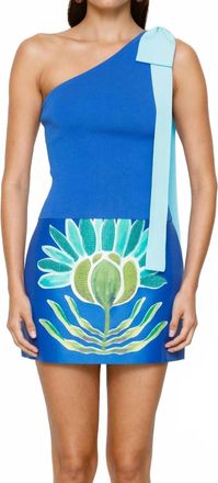 The Wolf Gang Tacha Top In Aquamarine