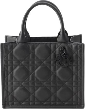 Dior Pre-owned Book Tote - Dames - Vintage Shopper - Zwart - ONE Size - Leer - Vintage