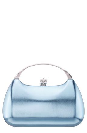 Nina Minaudi&egrave;re Top Handle Bag in Icy Blue at Nordstrom