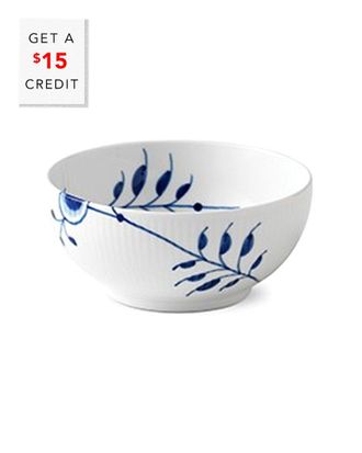 ROYAL COPENHAGEN Blue Fluted Mega Bowlwith $15 Credit