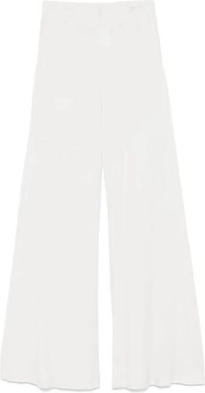 Fabiana Filippi Elegante Stijlvolle Broek - Dames - Wijde Broeken - Wit - S - Broeken