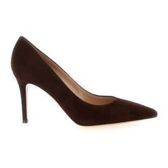 Gianvito Rossi Dames, Schoenen, Bruin, Maat: 41 EU Leer