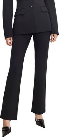 Good American Ponte Straight Leg Pants in Black001 at Nordstrom, Size 10