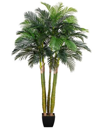 Nearly Natural 9.5ft Giant Five Stalk Artificial Areca Palm Tree
