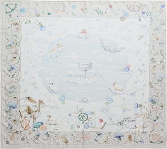 Loro Piana Laboratorio Delle Meraviglie Silk Foulard Scarf