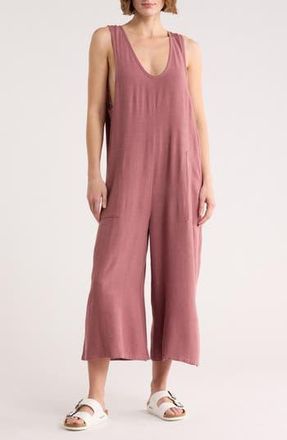 Treasure & Bond Sleeveless Wide Leg Jumpsuit in Brown Rose at Nordstrom Rack, Size Xx-Small