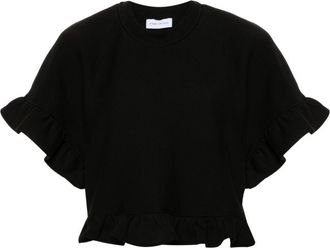 Ioana Ciolacu Peony sweatshirt - women - Cotton/Polyester - S - Black