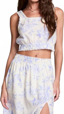 Saltwater Luxe Harriet Tank Top In Bluebell