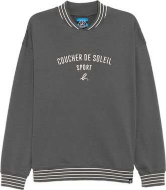 Sport b. Sweater met geborduurde tekst - Grijs