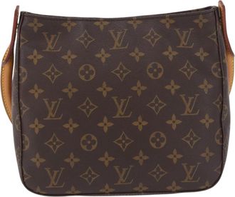 Louis Vuitton Looping Monogram Canvas Brown Canvas Handbag (Pre-Owned)