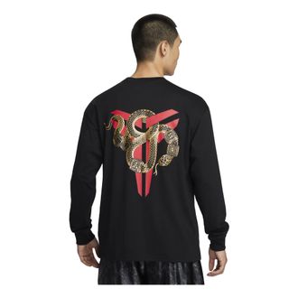 Nike Kobe Long-Sleeve T-Shirt Asia Sizing Year of Mamba Black IB0242-010