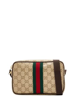 Gucci Beige GG Logo Small Crossbody Bag