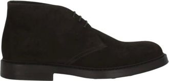 Doucal's Stivaletto Chukka Stringato in Camoscio - - Shoes - Uomo - Marrone - 41 EU