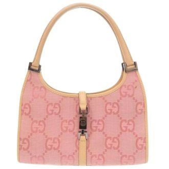 Gucci Pre-owned Handbags, female, Pink, Size: ONE SIZE Pre-owned Vintage Shoulder Bag