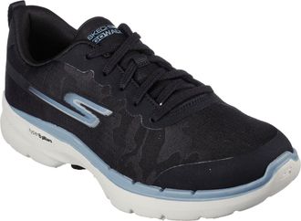 Skechers Womens Gowalk6 Ld99 in Black/Blue - Size UK 3.5