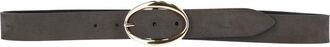 Orciani Nabucco Dubbele Riem - Dames - Riemen - Zwart - 80 CM - Leer - Accessoires