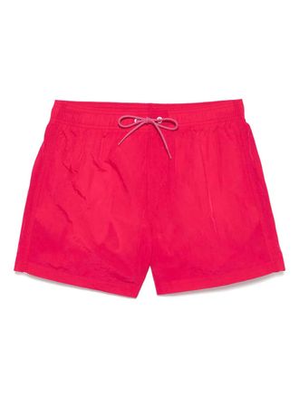 Sundek stripe-detailing swim shorts - Pink
