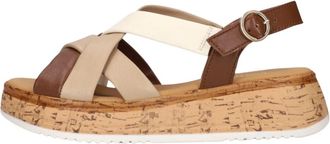 Gabor 743 Sandalen - Dames - Sleehakken - Veelkleurig - 43 EU - Leer - Schoenen