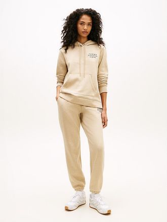 Tommy Hilfiger Womens Monotype Heathered Sweatpant - Sandalwood - XXL