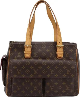Louis Vuitton Multipli Cite Monogram Canvas Brown Canvas Handbag (Pre-Owned)