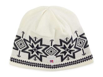 Dale of Norway Tindefjell Hat Caps Off-White Smoke Navy, Wool/Merino