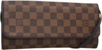 Louis Vuitton Pre-owned Cross Body Bags, female, Brown, Size: ONE SIZE Pre-owned Vintage Canvas Crossbody Bag