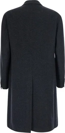 Tagliatore Mens Coat Tech Fabric Grey