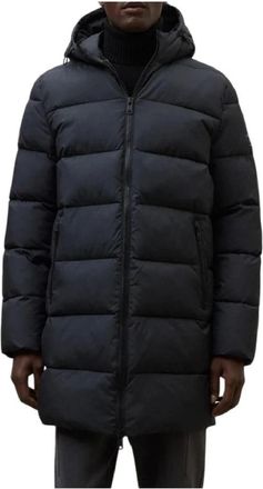 Ecoalf Ecoalf, Heren, Mantels, Zwart, Maat: 2XL Leer