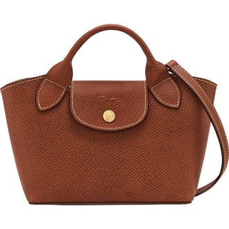 Longchamp Extra Small &Eacute;pure Tote Bag in Brown at Nordstrom