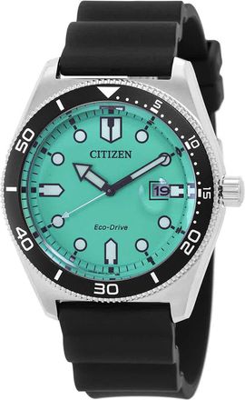 Citizen Eco-Drive Turquoise Dial Mens Watch AW1760-14X