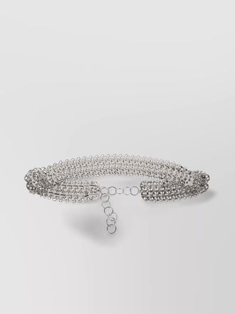 Paco Rabanne brass chain belt