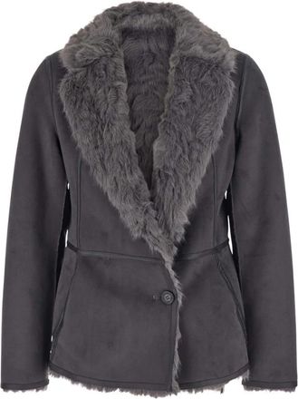 Urban Code Omkeerbare Blazer - Dames - Jassen - Grijs - M - Jassen
