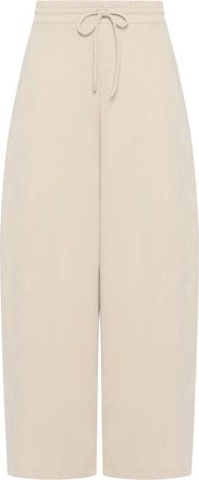 Max Mara BARREL LEG PANTS IN TECHNICAL COTTON JERSEY - Max Mara - Woman
