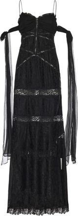 For Love & Lemons Rita Lace Gown - Dames - Maxi kleedjes - Zwart - M - Kleedjes