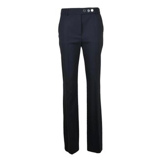 Sportmax Dames, Broeken, Blauw, Maat: 3XS