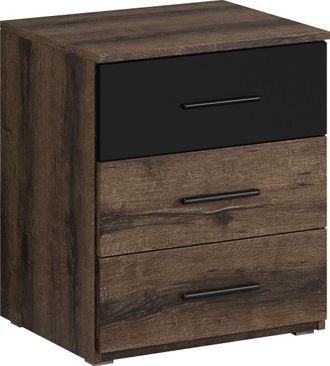 HOME AFFAIRE Nachtkommode »Beta Breite 46 cm, moderner Nachtschrank« Nachttisch, Nachtkonsole mit 3 Schubladen