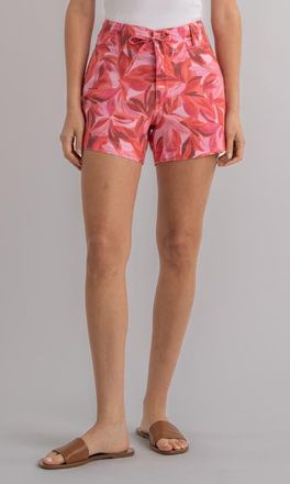 Kut from the Kloth Katie Drawstring Shorts in Red/Fuschia at Nordstrom, Size 12