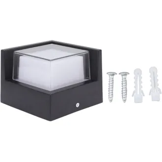 OEM Applique Da Parete A Led Crezuo Rgbw Con Cambio Colore, Impermeabile Ip65, 9w, Controllabile Tramite App, Lampada Intelligente Per Giardino, Corridoio